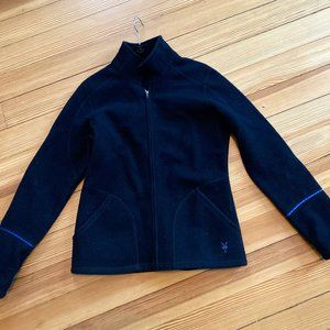 IBEX NWT Merino Wool Jacket Black with zipper